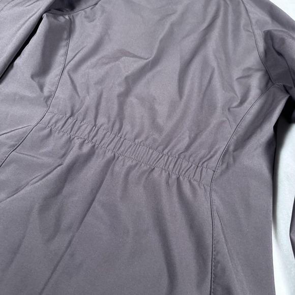 New Balance Jacket Womens Small Brown Hooded Softshell Full Zip Running Athletic - Picture 8 of 10